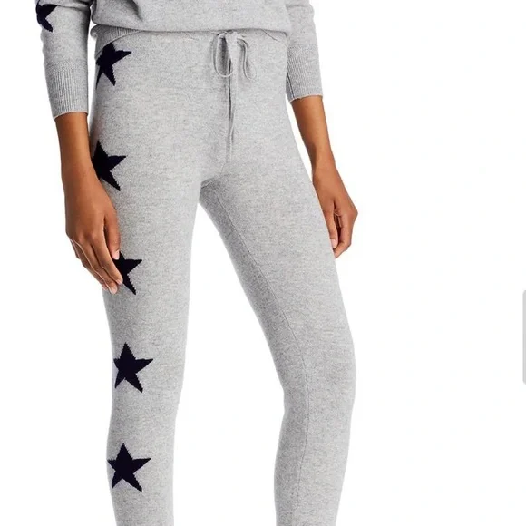 AQUA Cashmere
Cashmere Star Print Cashmere Jogger pants size M - Picture 8 of 8